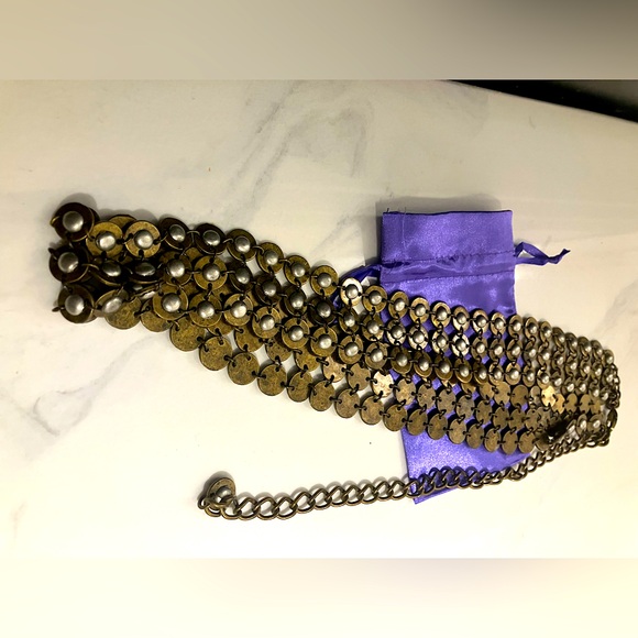 Vintage 1970’s brass belt in Xena Warrior Style - mint condition, adjustable